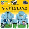 Indianapolis Colts X Snoopy Peanuts 75th Anniversary Hoodie