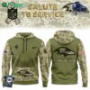 Baltimore Ravens Nike Camo 2024 Salute To Service Club Fleece Pullover Hoodie V2