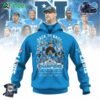 Detroit Lions Back To Back 2024 2025 Nfc North Division Champions Blue T-shirt Hoodie
