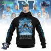 Detroit Lions Back To Back 2024 2025 Nfc North Division Champions Black T-shirt Hoodie