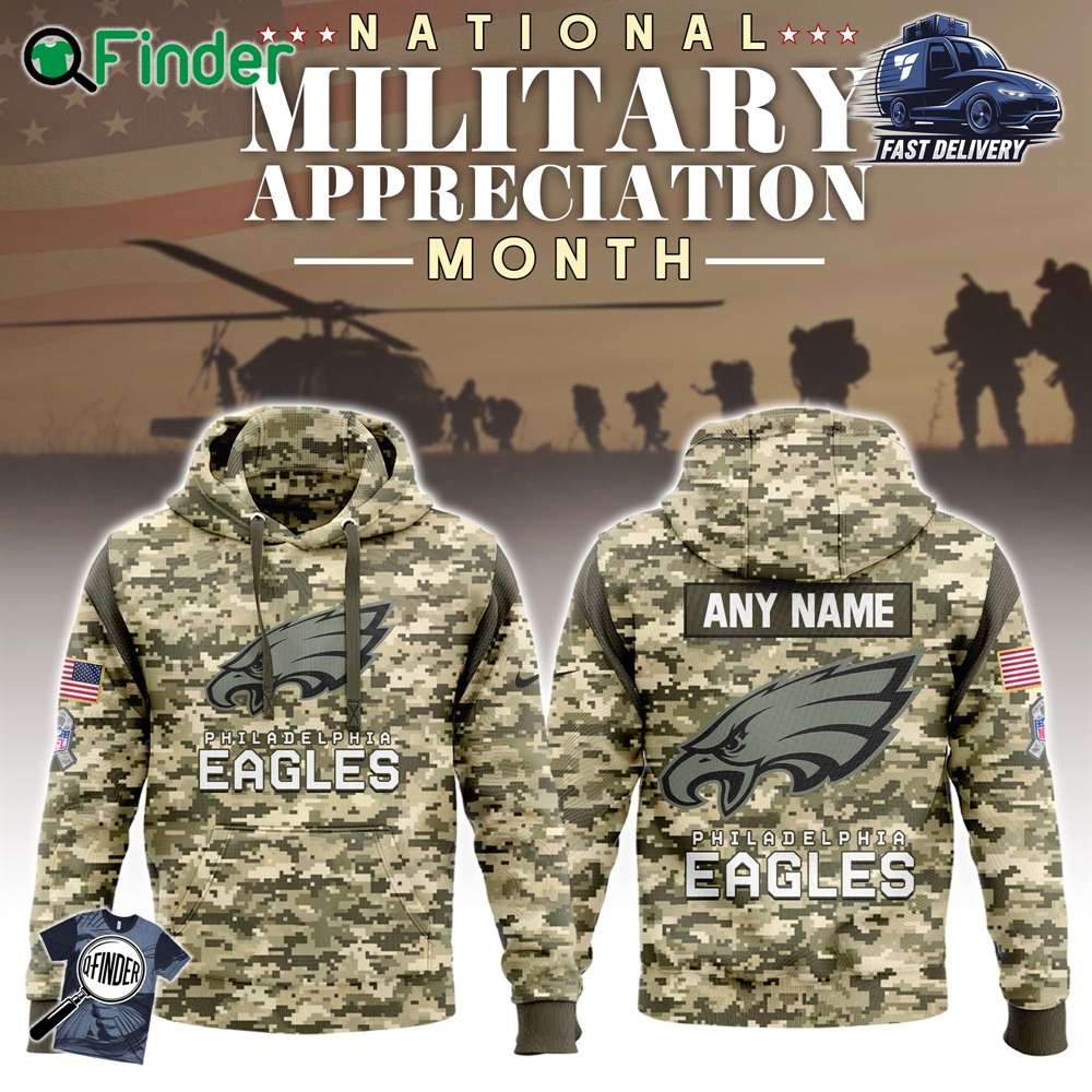 Philadelphia Eagles 2024 Salute To Service Club Limited Edition Camo Hoodie V2 Philadelphia Eagles 2024 Salute To Service Club Limited Edition Camo Hoodie V2
