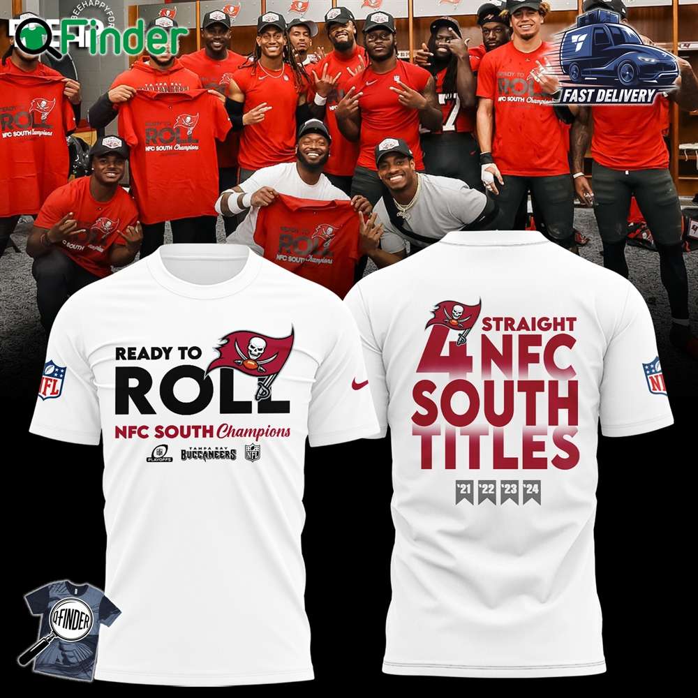 Tampa Bay Buccaneers 2024 Nfc South Division Champions White Sweatshirt Hoodie T shirt Tampa Bay Buccaneers 2024 Nfc South Division Champions White Sweatshirt Hoodie T-shirt