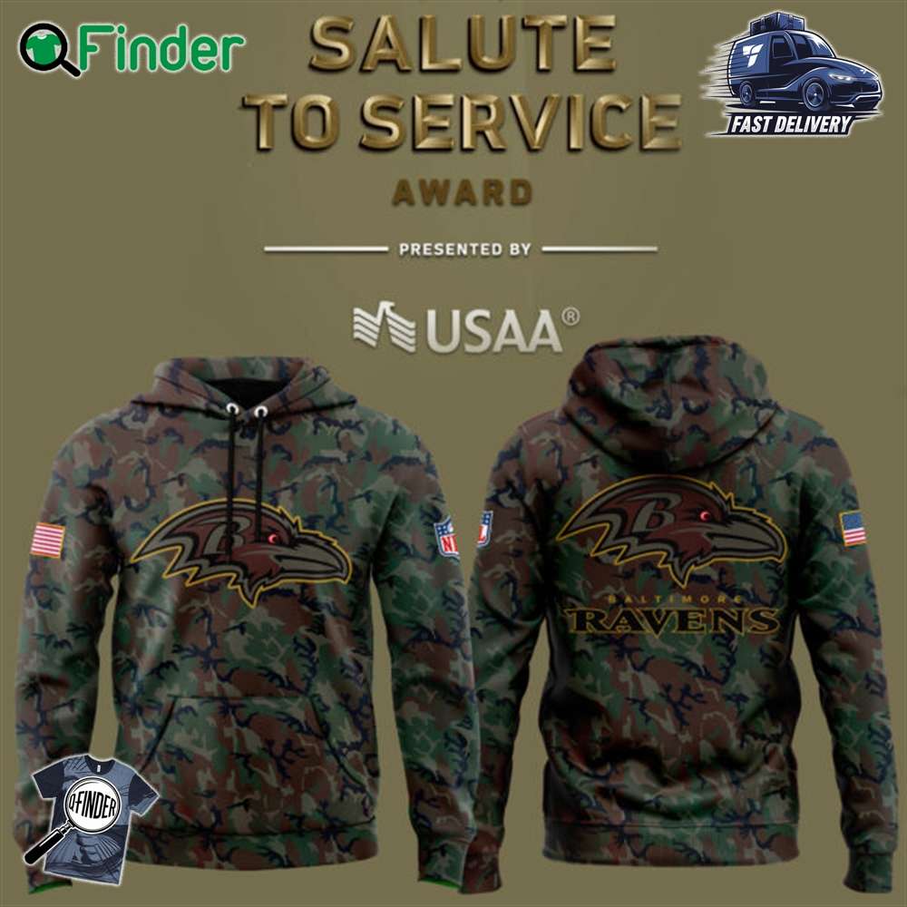 Baltimore Ravens Nfl Salute To Service 2024 Hoodie Baltimore Ravens Nfl Salute To Service 2024 Hoodie