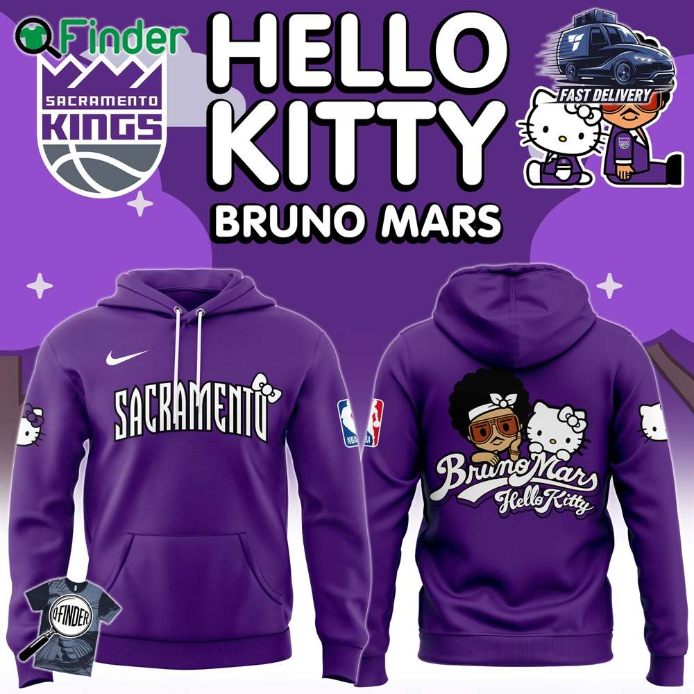 Premium Limited Sacramento Kings 2024 Nba Bruno Mars And Hello Kitty Collab T shirt Hoodie Premium Limited Sacramento Kings 2024 Nba Bruno Mars And Hello Kitty Collab T-shirt Hoodie