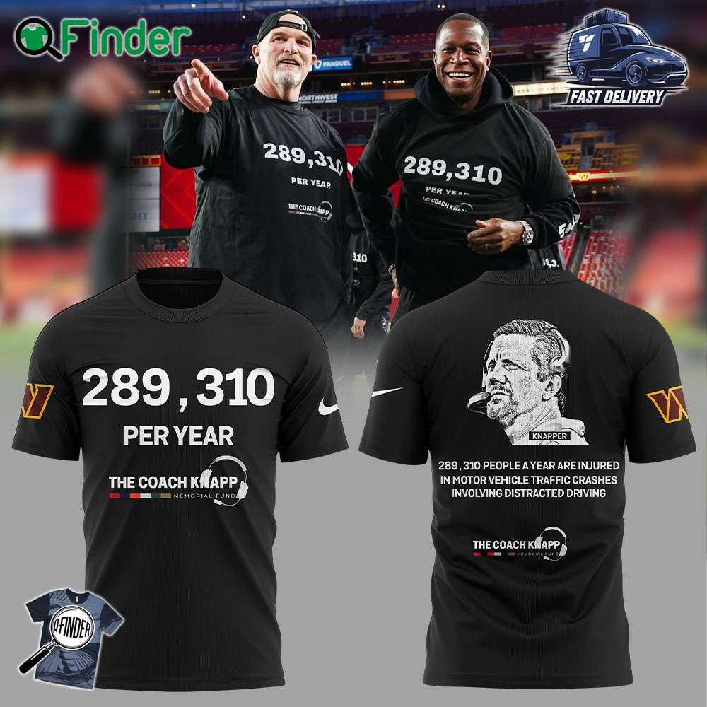 Coach Knapp Memorial Fund X Washington Commanders For Fans Limited Edition 3d T shirt Hoodie Coach Knapp Memorial Fund X Washington Commanders For Fans Limited Edition 3d T-shirt Hoodie