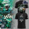 Mens Nike Black Philadelphia Eagles 2024 Nfl Playoffs T-shirt Hoodie