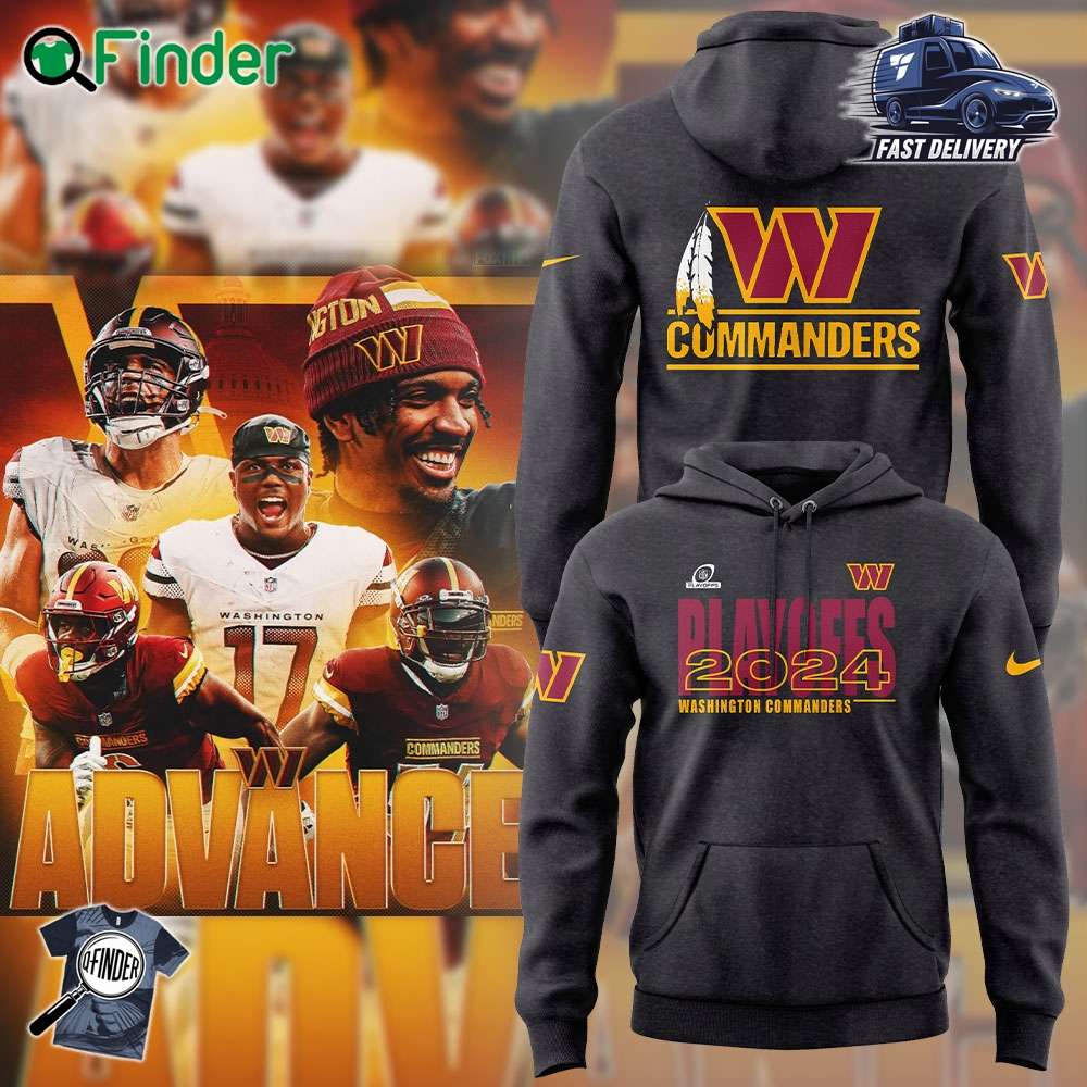 Unisex Nike Charcoal Washington Commanders 2024 Nfl Playoffs Hoodie Unisex Nike Charcoal Washington Commanders 2024 Nfl Playoffs Hoodie