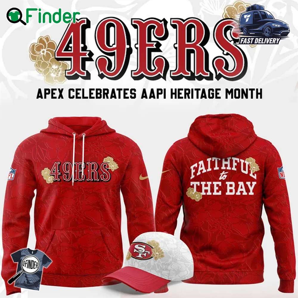 San Francisco 49ers 2025 Nfl Aapi Heritage Limited Pullover Hoodie San Francisco 49ers 2025 Nfl Aapi Heritage Limited Pullover Hoodie