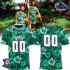 University Of Hawaii At Manoa Rainbow Warriors Football Men's Basketball Nevada Wolf Pack American Hawaii Limited Edition T-shirt Jersey Custom Number