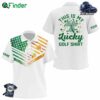 Irish American Flag Kid Golf Polo Shirt Custom This Is My Lucky Golf Shirt St Patrick Day Golf Apparel