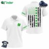 Kid Golf Polos Shirts Custom American Flag Green Shamrock St Patrick's Day Patriotic Kid Golf Top