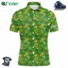 Mens Golf Polo Shirts Saint Patrick's Day Green Pattern Golf Shirts Custom Team Golf Polo For Men