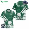 Green And White Argyle Shamrock St Patrick's Day Kid Golf Polo Shirts Custom Kid Golf Clothing