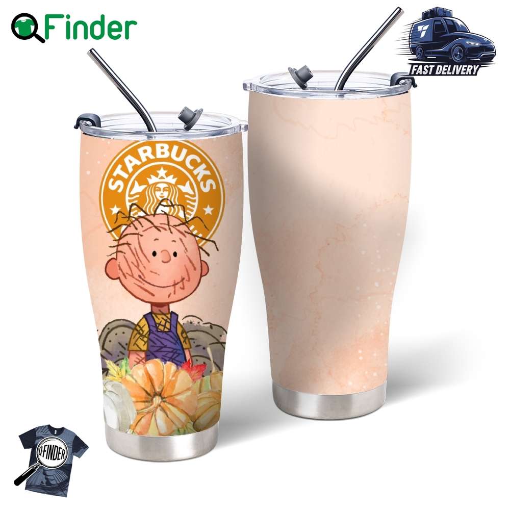 Snoopy Tumbler Stainless Steel Tumblers 20oz 30oz Starbucks Pumpkin Pig Pen 20oz Tumbler Snoopy Tumbler - Stainless Steel Tumblers 20oz 30oz - Starbucks Pumpkin - Pig Pen-20oz Tumbler