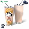 Snoopy Tumbler - Stainless Steel Tumblers 20oz 30oz - Starbucks Pumpkin - Snoopy-20oz Tumbler