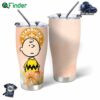 Snoopy Tumbler - Stainless Steel Tumblers 20oz 30oz - Starbucks Pumpkin - Charlie Brown-20oz Tumbler