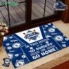 Los Angeles Dodgers World Champions In This House It's Go Dodgers Or Go Home Foldable Doormat