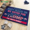 Don't Blame For Who I Voted For Trump The Simth Family Doormart Custom Name