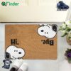 Snoopy Doormat - Snoopy Decor - Hi Bye-doormat
