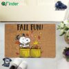 Snoopy Doormat - Fall Fun - 3-doormat