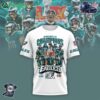 Philadelphia Eagles 2x Super Bowl Lix Champions T-shirt Sweatshirt Hoodie - White