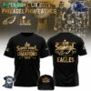 Philadelphia Eagles Champions Super Bowl 2025 Hoodie T-shirt Limited Editions V1- Black
