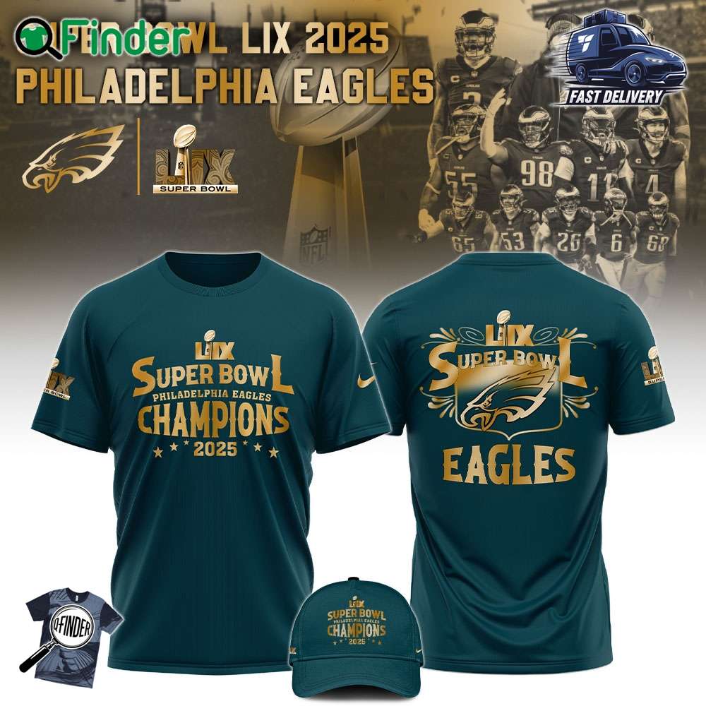 Philadelphia Eagles Champions Super Bowl 2025 Hoodie T shirt Limited Editions V1 Philadelphia Eagles Champions Super Bowl 2025 Hoodie T-shirt Limited Editions V1