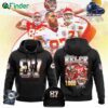 Travis Kelce Kansas City Chiefs 1000 Career Receptions Hoodie T-shirt Editions Limited