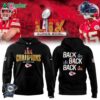 Kansas City Chiefs Champions Super Bowl Lix Limited Edition Hoodie Black