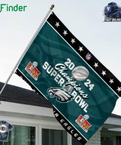 Philadelphia Eagles Super Bowl Lix Champions Flag 2025