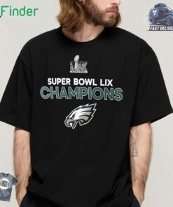 Philadelphia Eagles Nike Super Bowl Lix Champions Roster T-shirt