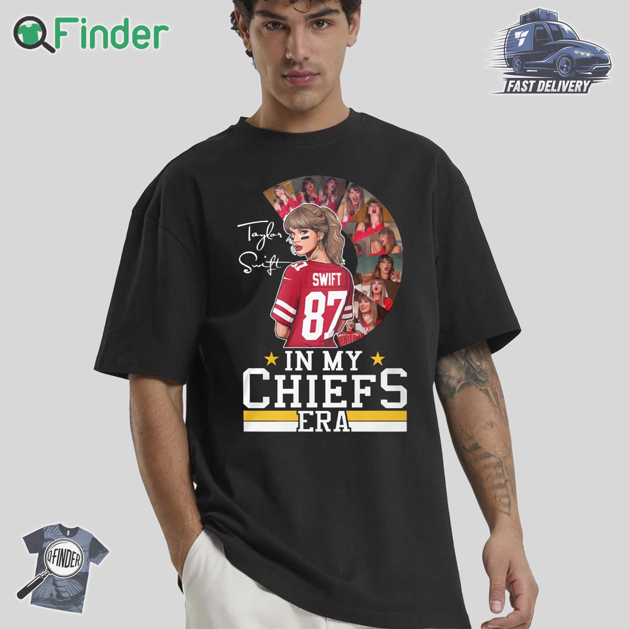 Kansas City Chiefs Taylor Swift 87 In My Chiefs Era T shirt Kansas City Chiefs Taylor Swift 87 In My Chiefs Era T-shirt