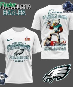 Philadelphia Eagles Super Bowl Lix Champions Damn It Feels Good To Bean Eagles Fan White T-shirt Hoodie