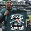 Philadelphia Eagles Super Bowl Lix Champions T-shirt For Fans