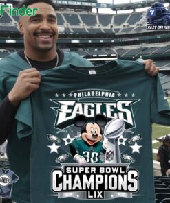 Philadelphia Eagles Super Bowl Lix Champions T-shirt For Fans