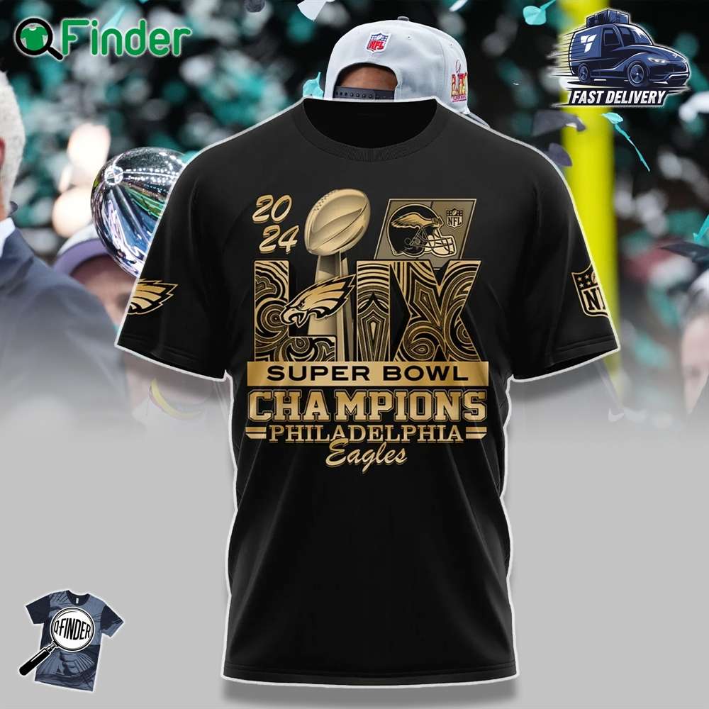 Champions Philadelphia Eagles Super Bowl Lix T shirt Sweatshirt Hoodie Champions Philadelphia Eagles Super Bowl Lix T-shirt Sweatshirt Hoodie