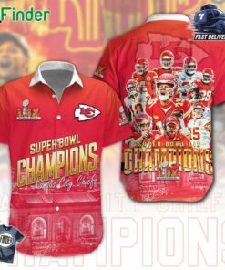 Kansas City Chiefs Super Bowl Champions 2025 Hawaiian Shirt