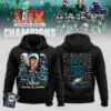 New Limited Edition Philadelphia Eagles Super Bowl Lix Champions 2025 Hoodie Shirt Black