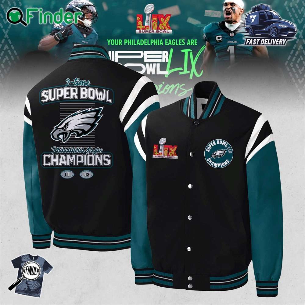 Philadelphia Eagles Super Bowl Lix Champions 2025 Bomber Jacket Philadelphia Eagles Super Bowl Lix Champions 2025 Bomber Jacket