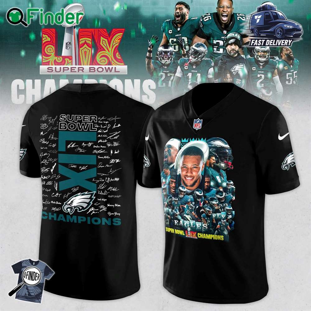 Limited Edition Philadelphia Eagles Super Bowl Lix Champions 2025 Football Jersey Black Limited Edition Philadelphia Eagles Super Bowl Lix Champions 2025 Football Jersey Black