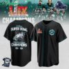Limited Edition Philadelphia Eagles Super Bowl Lix Champions 2025 New Jersey Black