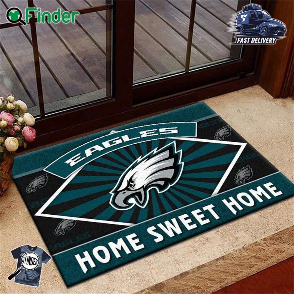 Philadelphia Eagles Champions Super Bowl 2025 Home Sweet Home Doormart Philadelphia Eagles Champions Super Bowl 2025 Home Sweet Home Doormart