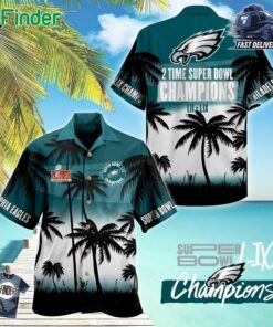 Limited Edition Philadelphia Eagles Super Bowl Lix Champions 2025 Hawaii Shirt