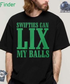 Swifties Can Lix My Balls Cj Gardner-johnson Eagles Shirt Hoodie Sweater And V-neck T-shirt