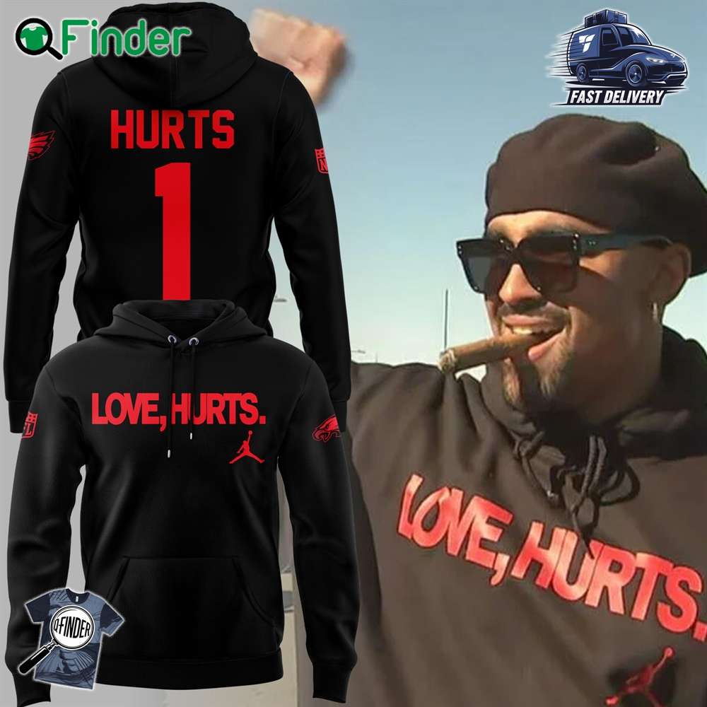 Limited Edition Eagles Football Jalen Hurts Jordan Hoodie Hurts 1 Limited Edition Eagles Football Jalen Hurts Jordan Hoodie Hurts 1