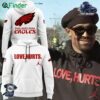 Limited Edition Eagles Football Jalen Hurts Jordan Hoodie Love Hurts Jordan - White