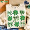 Coquette Patrick's Day Bow Patrick Day Shamrock Lucky Bow T-shirt