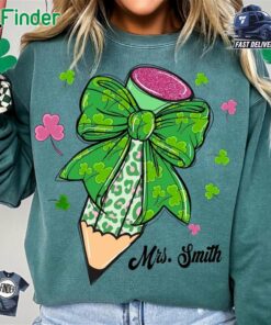 Personalized St Patricks Day Teacher Teacher St Patrick Lucky Teacher T-shirt Sweatshirt