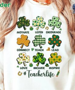 St Patrick's Day Sublimation Retro St Patrick's Lucky T-shirt Sweatshirt Hoodie