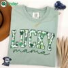 St Patrick's Day Lucky Mama Shirt Comfort Colors Mom T-shirt